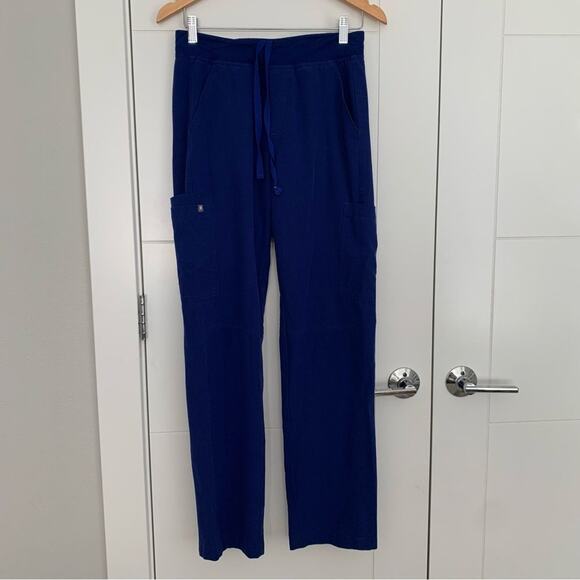 FIGS Axim Cargo Scrub Pants Technical Collection Blue T2001 Mens Size XS - Picture 1 of 4